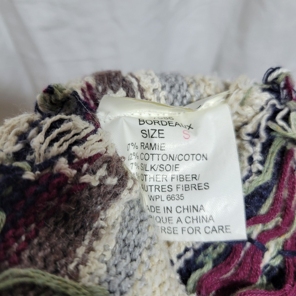 Woolrich Vintage Sheep Sweater Fair Isle Women's Size Small Pullover - Picture 4 of 5